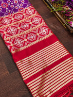 image, DEVANGI Fashion Women&#39;s Floral Silk Blend Patola Woven Dupatta
