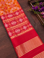 image, DEVANGI Fashion Women&#39;s Floral Silk Blend Patola Woven Dupatta
