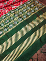 image, DEVANGI Fashion Women&#39;s Floral Silk Blend Patola Woven Dupatta
