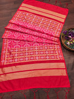 image, DEVANGI Fashion Women&#39;s Floral Silk Blend Patola Woven Dupatta
