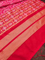 image, DEVANGI Fashion Women&#39;s Floral Silk Blend Patola Woven Dupatta
