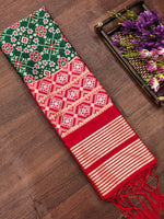 image, DEVANGI Fashion Women&#39;s Floral Silk Blend Patola Woven Dupatta

