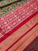 image, DEVANGI Fashion Women&#39;s Floral Silk Blend Patola Woven Dupatta
